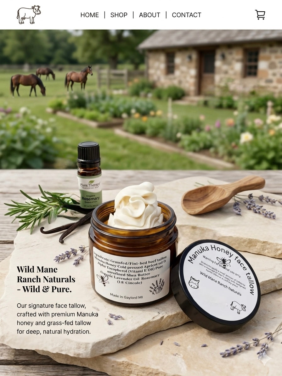 Manuka honey Tallow Face